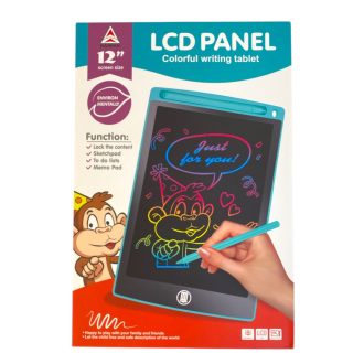   Rajzoló tábla klt., el., LCD kijelzõ, színesen ír, 20x29 cm dob.