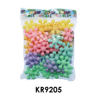 Virág építõ klt., pasztell színû, 19x25 cm zacsk.