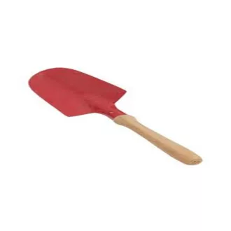 Fém homokozó ásó, fa nyél, I., 25 cm