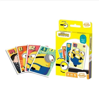   Kártya, Minyonok, 4 az 1ben, memória, reflex, kvartett, makaó, 9x12+ cm dob.