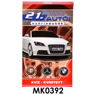 Kártya, Szériaautók, kvartett, 6,5x10 cm dob.