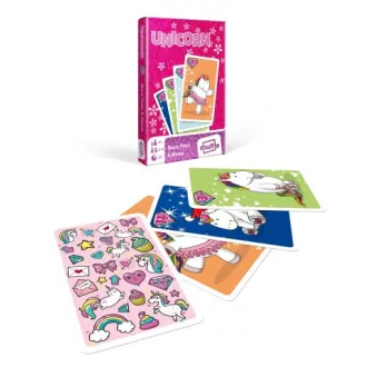   Memória Kártya, Happy Unikornis, MINI, Fekete Péter, 6x9 cm dob.