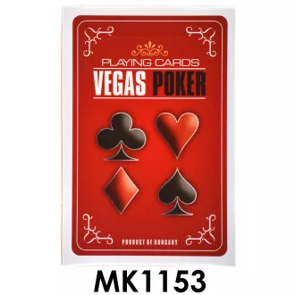 Kártya, Vegas Póker, 6x9 cm dob.