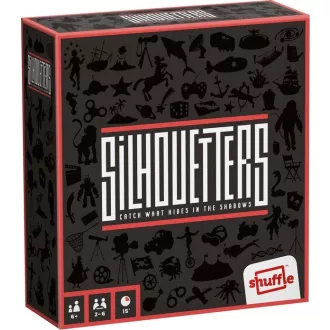  Kártya, Silhouetters - Árnykép asszociációs játék, 12x12 cm dob.