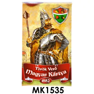 Magyar kártya, Törökverõ, 6,5x10 cm dob.