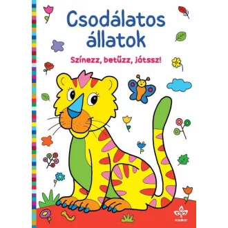 Csodálatos állatok - Színezz, betûzz, játssz!