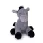Plüss szamár, ülõ, 20 cm