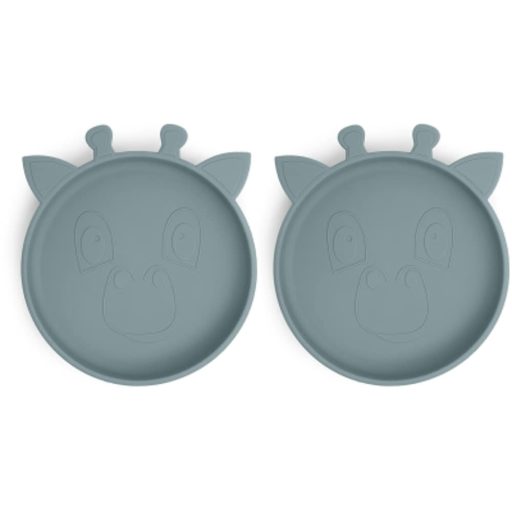 NUUROO szilikon lapostányér 2db- Zöld