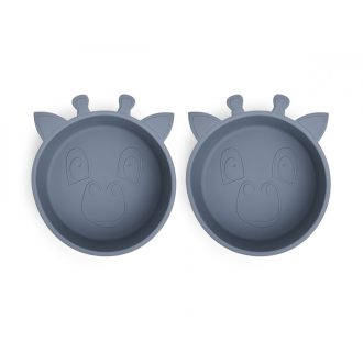 NUUROO szilikon mélytányér 2db- óceán kék NUUROO szilikon mélytányér 2db- óceán kék