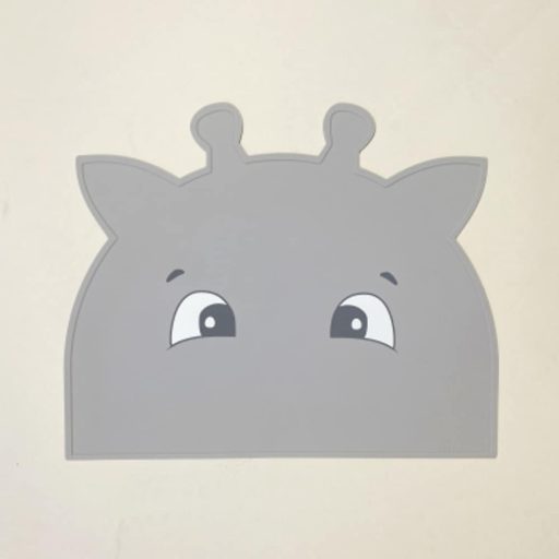 NUUROO Albert szilikon tányéralátét- Krém zsiráf