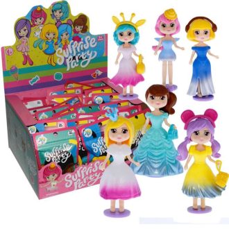   Baba, meglepetés, öltöztethető, 6 féle, műa. 9x15 cm zacsk.