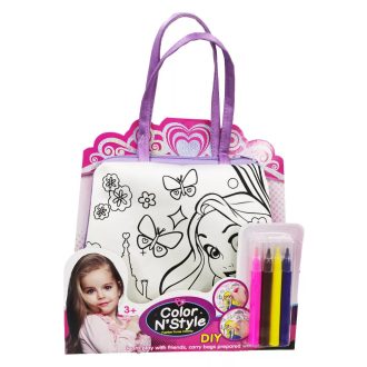 Színezős retikül, mosható + filc toll klt., 19x19 cm