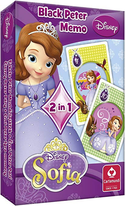 Disney Szófia hercegnő memória és Fekete Péter kártyajáték - Cartamundi