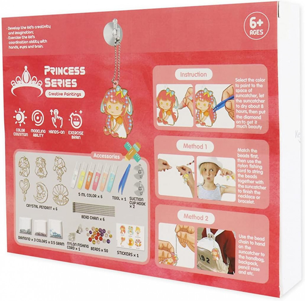 DIY üvegfestő hercegnős játékkészlet